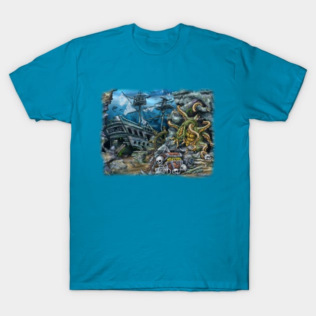 SEA CREATURE T-Shirt by harstonart